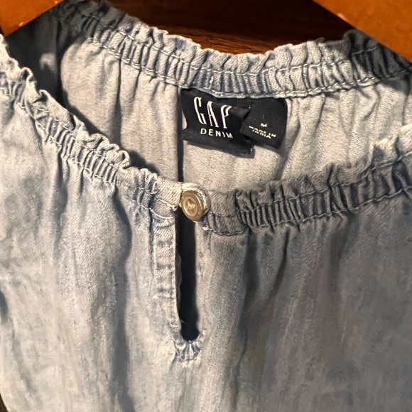 SOLD Chambray Romper - Size M - Picture 3 of 4